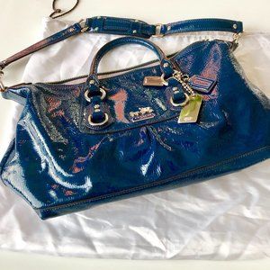 Cobalt Blue Coach Purse